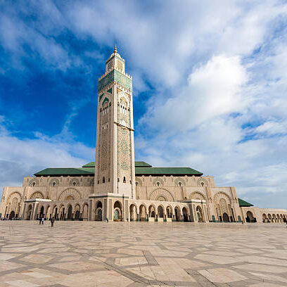 Casablanca, Morocco at Hassan II Mosque.